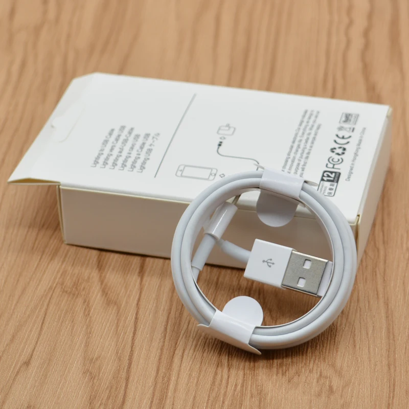  Оптовая продажа Mfi зарядное устройство Usb-кабель для зарядки 1 м оригинальный 2 А кабель Lightning мобильного телефона 6 7 8 11 12 X