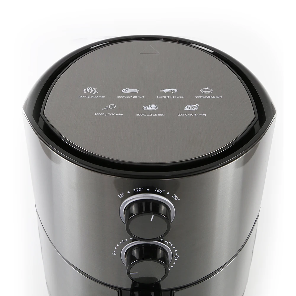 Home Kitchen Colorful Large 5L Frying Pans Best No Oil Air Fryer