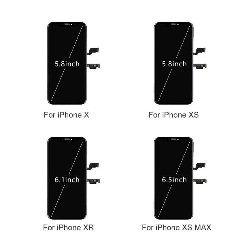 Iphone X Xr Xs Xs Max Display Phone Lcd Touch Screen Replacement Cell Phone Screen Professional Mobile Phone Lcds