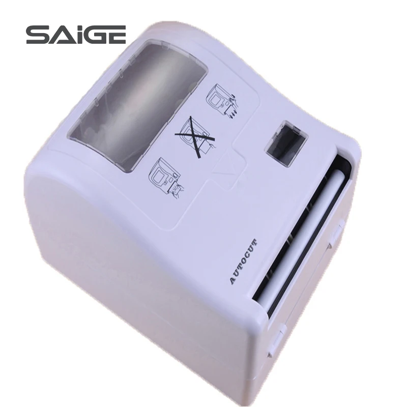 ABS Plastic Toilet Wall Mounted Auto Cut Paper Towel Dispenser for Paper Towel