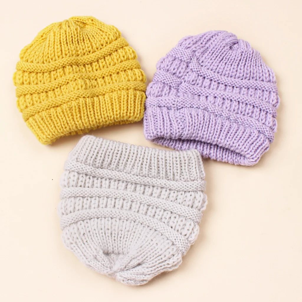 2022 wholesale high quality solid color winter pastel knitted winter hats wool custom logo beanie for women men kids