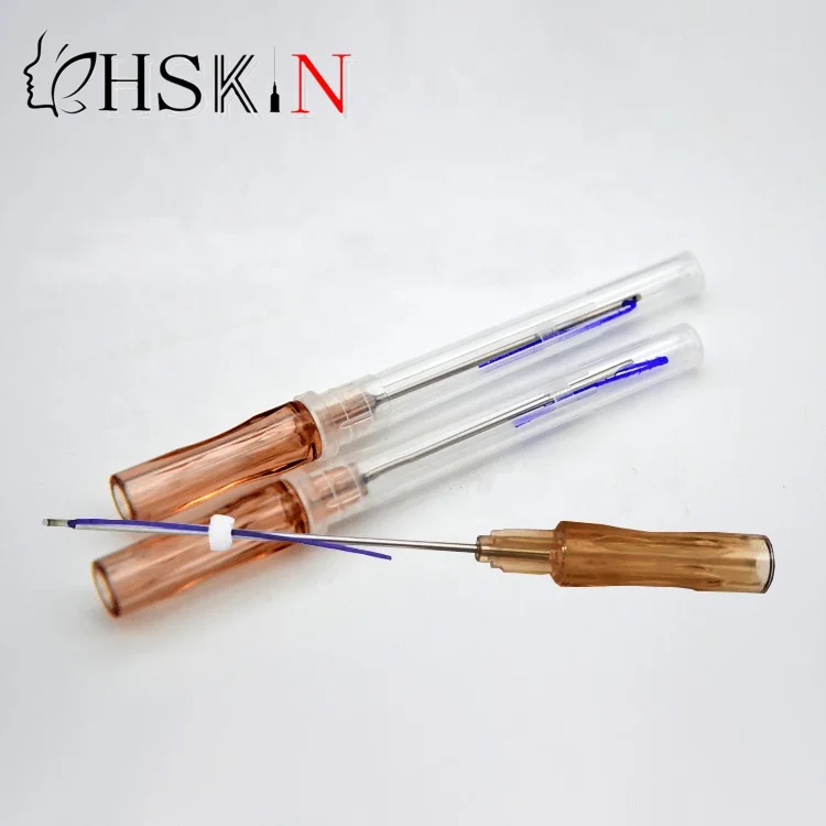 
Factory price wholesale organization tension and lift pdo line lift function, can nose up Nose L blunt 19g38mm 