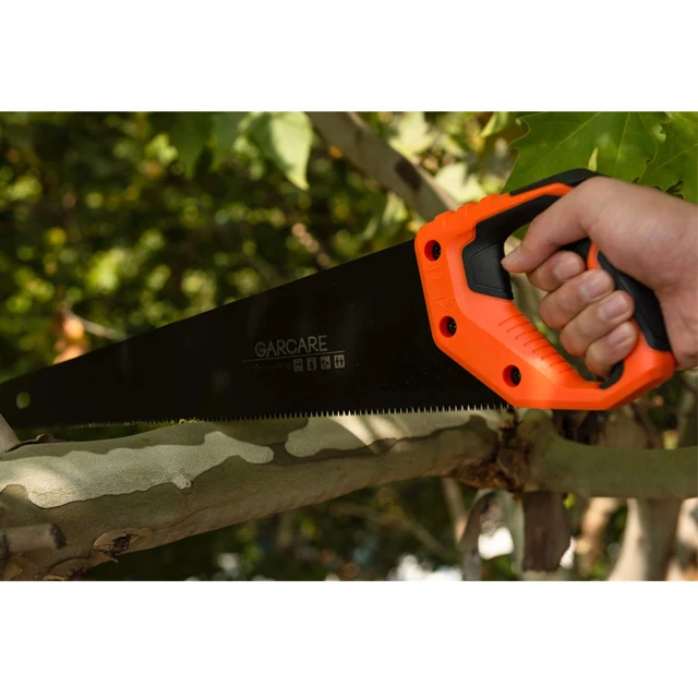 GHS03B-500, GARCARE 20 Inch Pro Hand Saw, Perfect for Sawing, Comfortable Ergonomic Non-Slip Rubber Handle,11 TPI