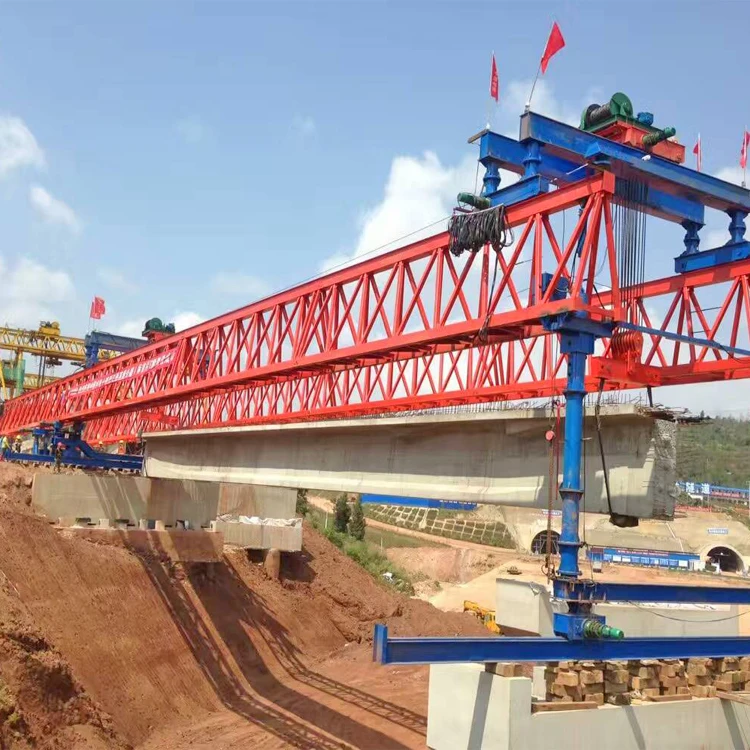 Segment assembly bridge erection launching gantry crane