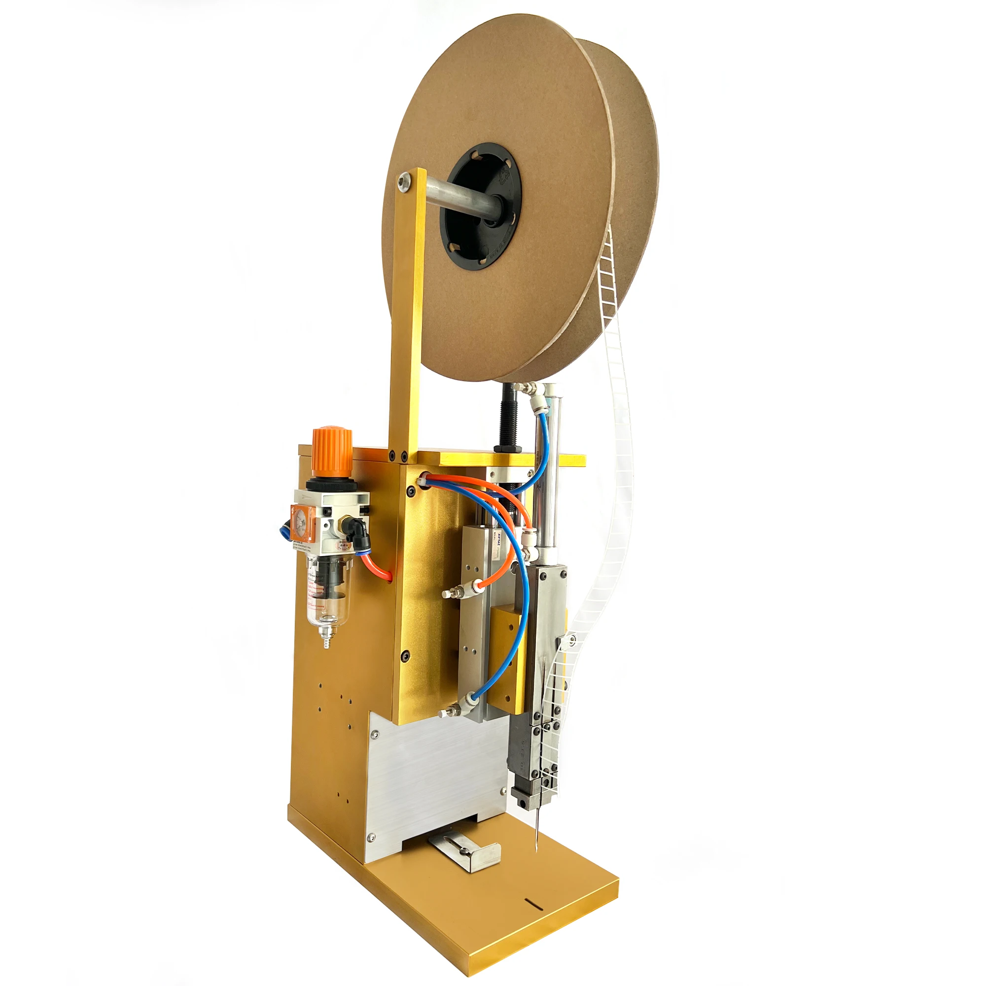 Clothing tag machine Socks Labeling Machine Booster Pneumatic Automated  Tag Pin Tag Roll