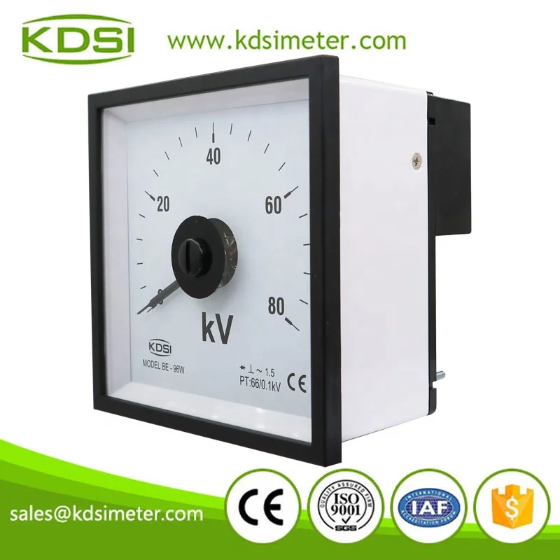 KDSI электронный аппарат BE-96W AC80kV 66/0.1kV широкоугольный ac аналоговый для крепления на Панель вольтметр