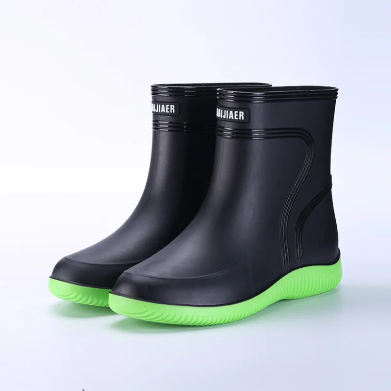 Europe and the United States fashion rain shoes men low-top non-slip rain boots rubber fishing work water shoes