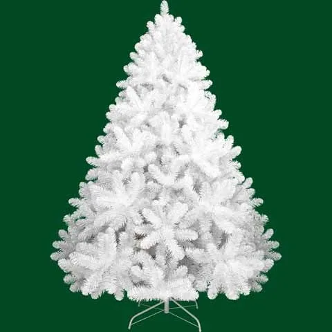 4-7 foot white pencil pine Christmas tree and Shimmering white mountain spruce hinge Christmas tree flocking
