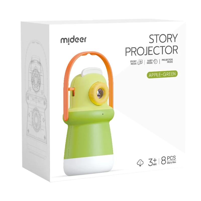 mideer CT6272 children multifunction projector learning toys for kids early educational  story projector toy