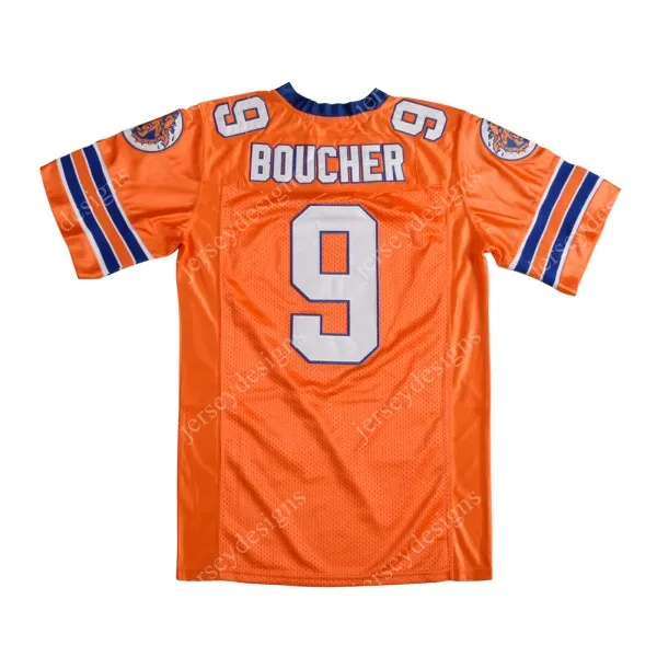 Оптовая продажа мужские Waterboy #9 Бобби Буше Адам Сэндлер грязевые собаки фильм футбол игроков клуба «Витаутас» оранжевого