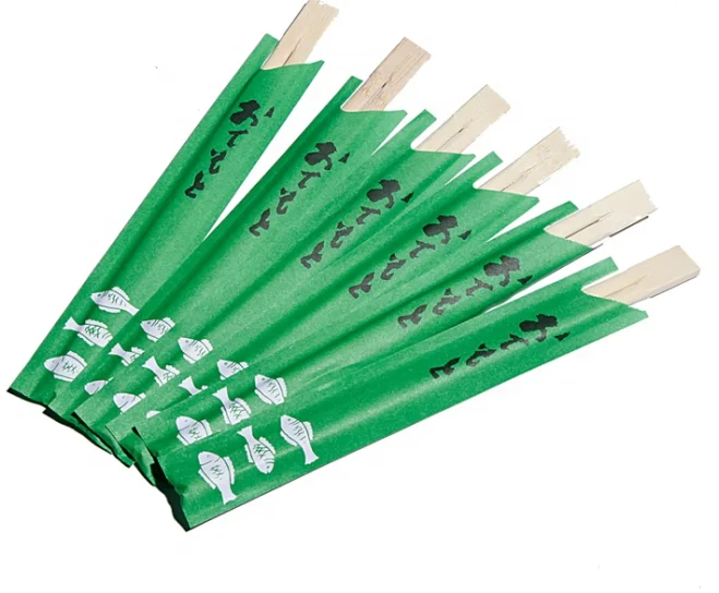 Chinese chopstick disposable cutlery twin disposable bamboo chopsticks
