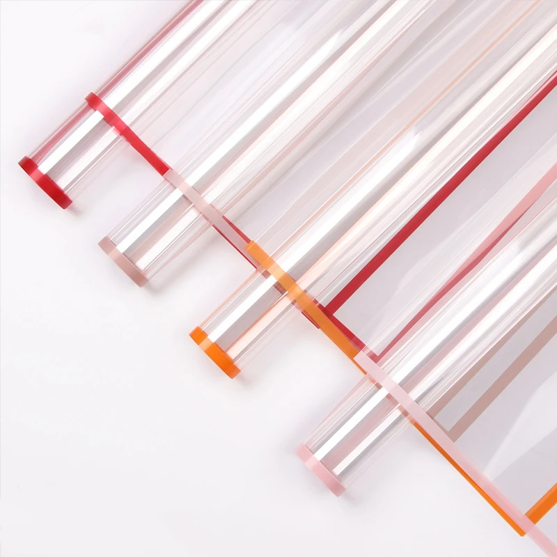 
 Cellophane Opp Прозрачная Пылезащитная водонепроницаемая цветная рамка цветочный магазин поставки упаковочной бумаги  