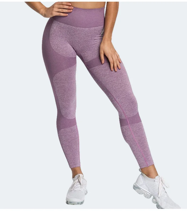 Womens High Waisted Leggings Seamless Tight Workout Leggings Gym Yoga Pants Tummy Control Sports Compression