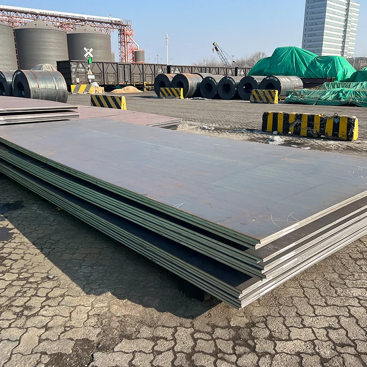 Factory price 6mm 8mm 10mm Hr carbon steel coil sheet ASTM A36 SS400 Q235B S235JR Hot rolled steel plate