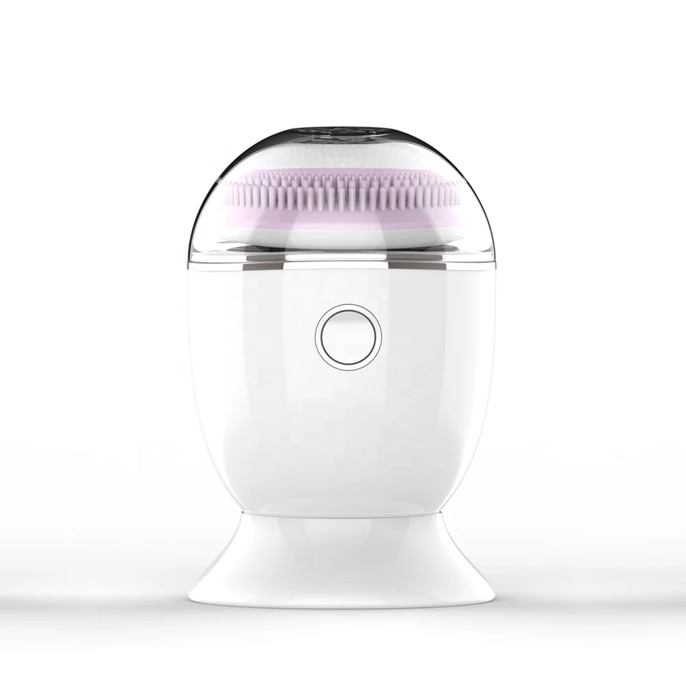 Электрическая ультразвуковая вибрационная щетка для лица с сертификатом CE, силиконовый Очищающий Инструмент для лица для домашнего использования