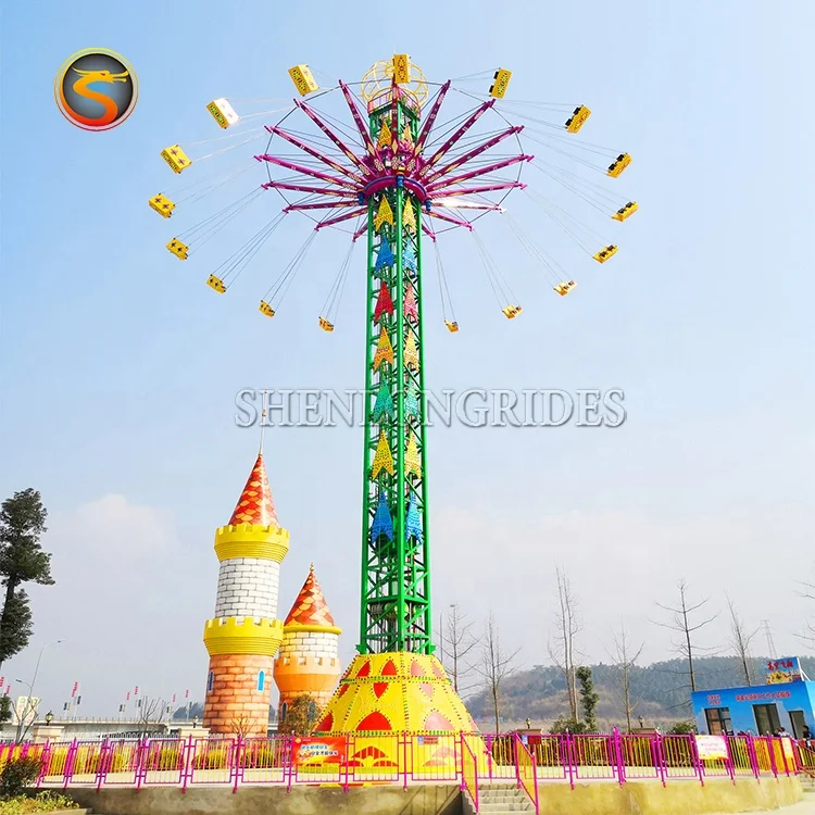 
Most attractive amusement free fall tower rides sky dorp tower luna park amusement mega drop rides for sale 