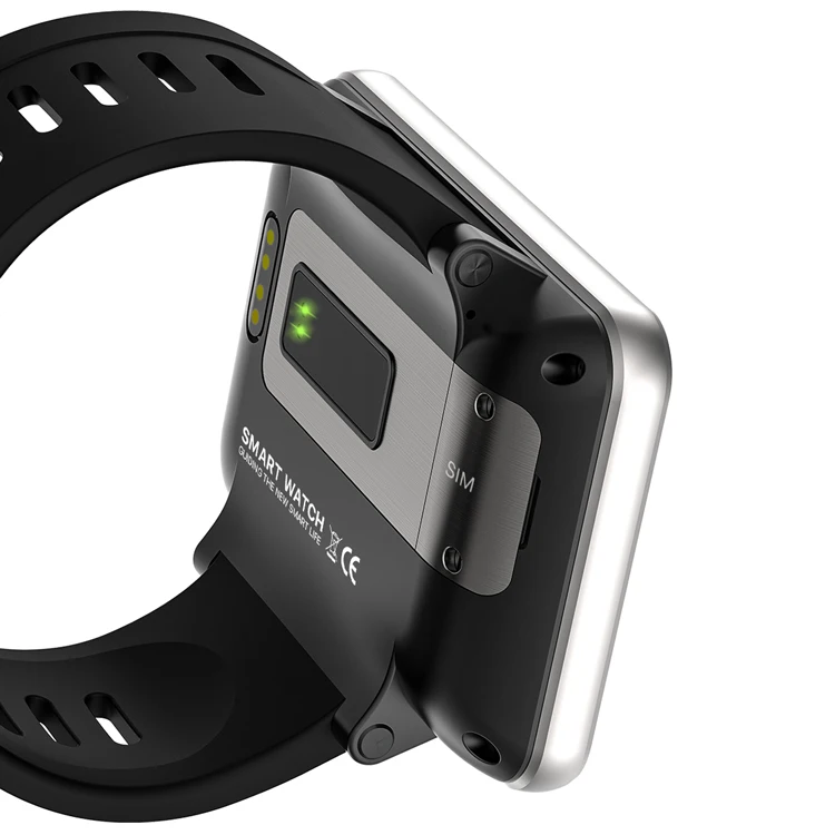 UNIWA DM100 Dual Band Green Light Heart Rate 4G Android Smart Watch Phone