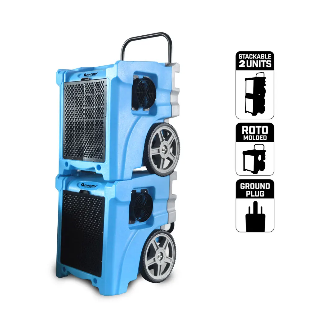 Commercial Dehumidifier  Large Industrial Dehumidifier with Pump, Compact, Portable, Auto Shut Off, for Basements, Gar