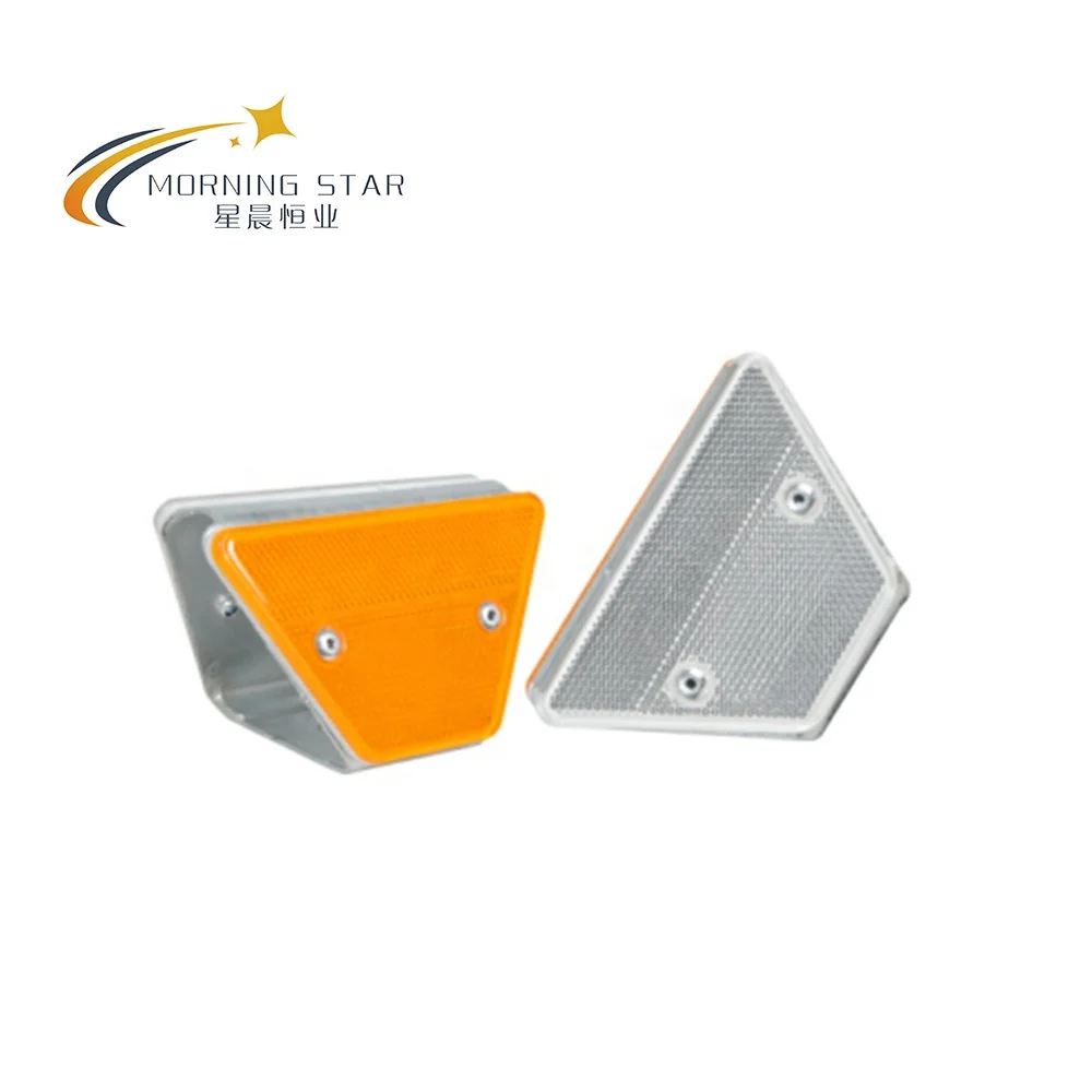Traffic Safety Highway Driveway Guardrail Reflective Warning Trapezoid Road Guide Sign Delineators Guardrail Marker Reflectors P