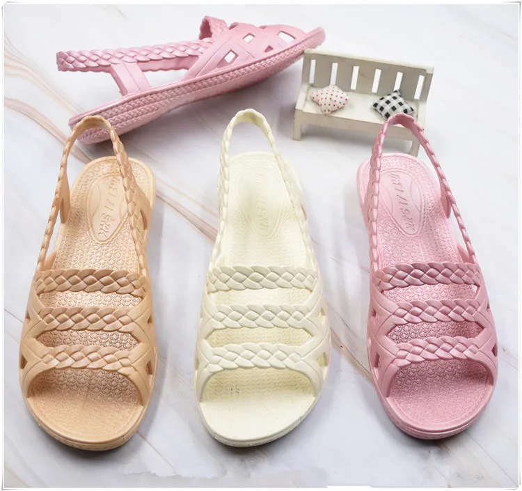 Hot Fashion Women Flat Sandals Dress Summer Flat Casual Women Shoes Diamond Buckle Slipper Shoes Daily Wear Party for Women