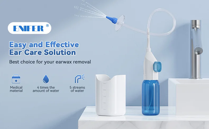 Portable E10 Ear Cleaning Device Ear Washing Cleaner Punch Ear Wax Removal Kit