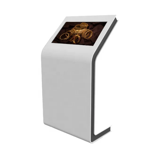 Hot selling-32 inch Interactive LCD display Touch Screen L shaped kiosk information kiosk with free software touch screen kiosk