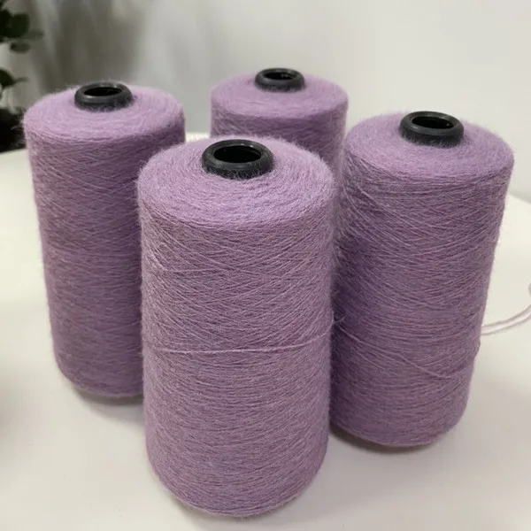 Cheap Wholesale Blend Yarn 28NM/2  30%Wool 70%Bulk Acrylic Wool Dyed Yarn  For Knitting