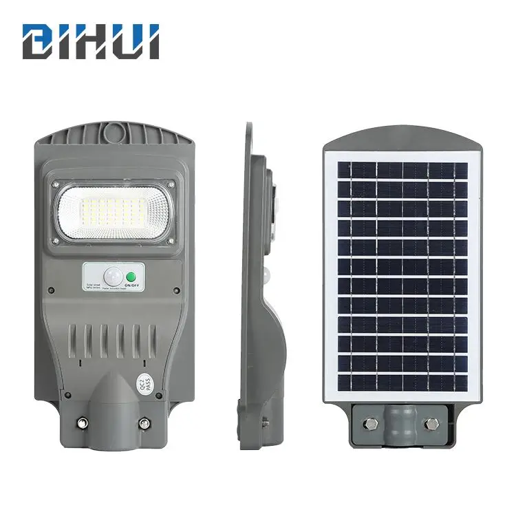 Ip65 waterproof Outdoor 20w 40w 90w 60w 120w All In One Integrated Led Solar Street Lamp