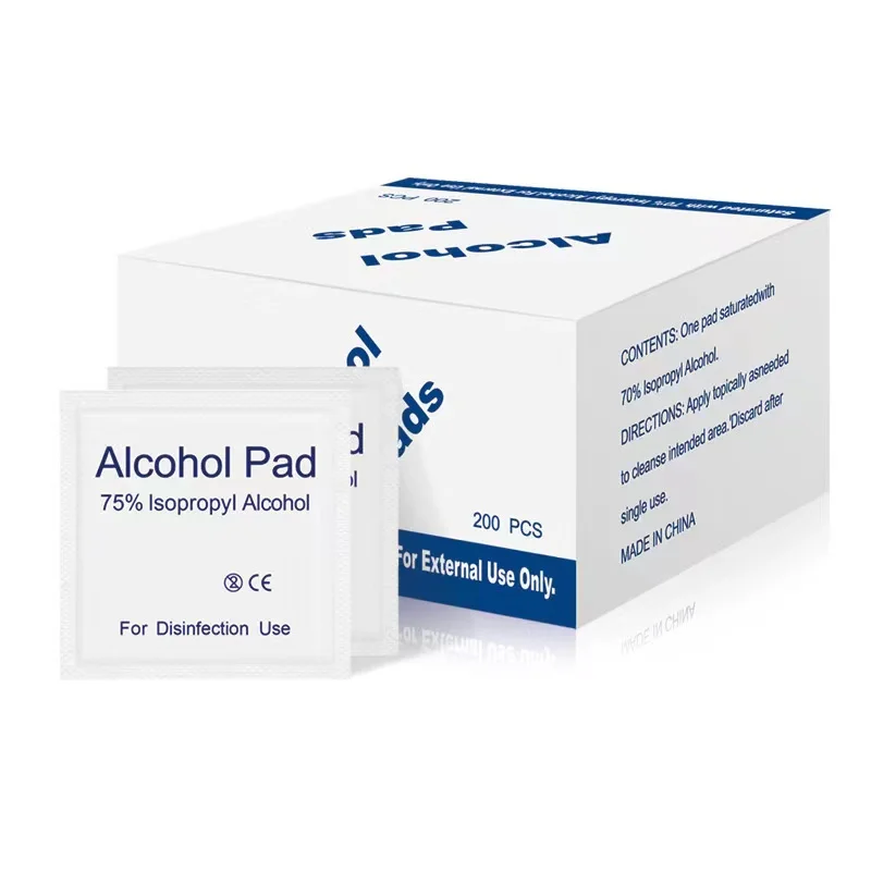 Sterilized Alcohol Prep Pads, Box of 100