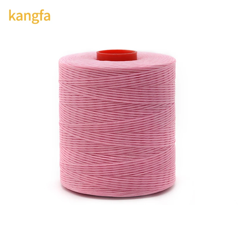 wholesale flat wax thread 100% polyester for sewing shoes