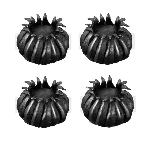 OUYA Unique Ornamental Forged Iron Elements, forged Iron Flowers
