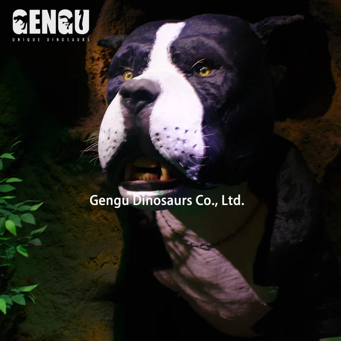 Lifelike 3D Animal Model Animatronic Dog For Sale