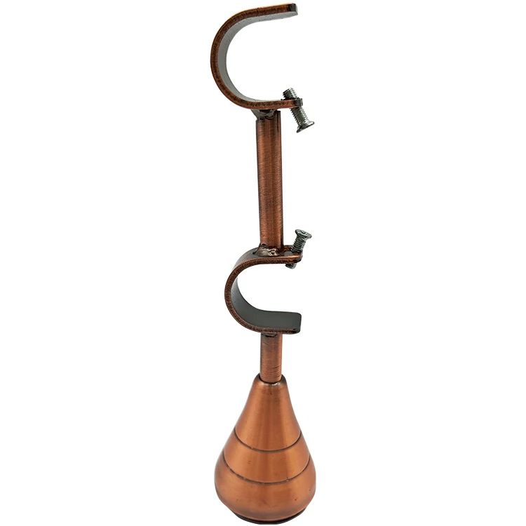 Panic Buying Iron Curtain Rod Brackets Single/Double Curtain Pole  Metal Rod Curtains
