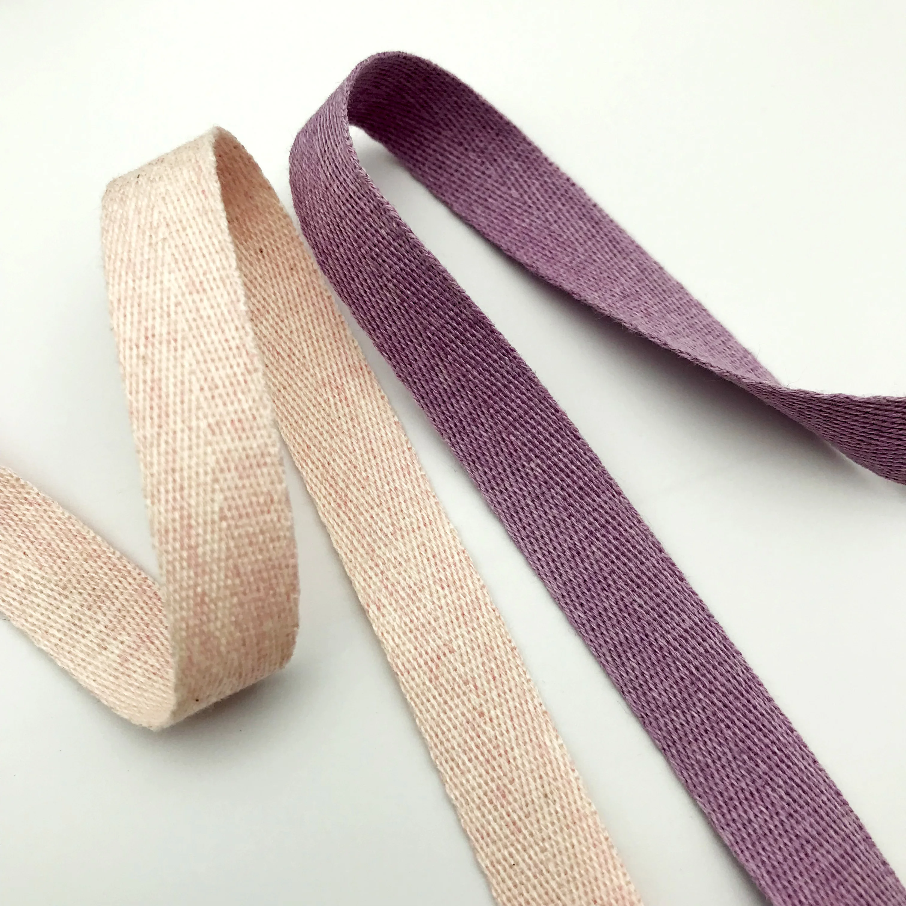 16mm eco-friendly 100%cotton herringbone webbing tape for clothes