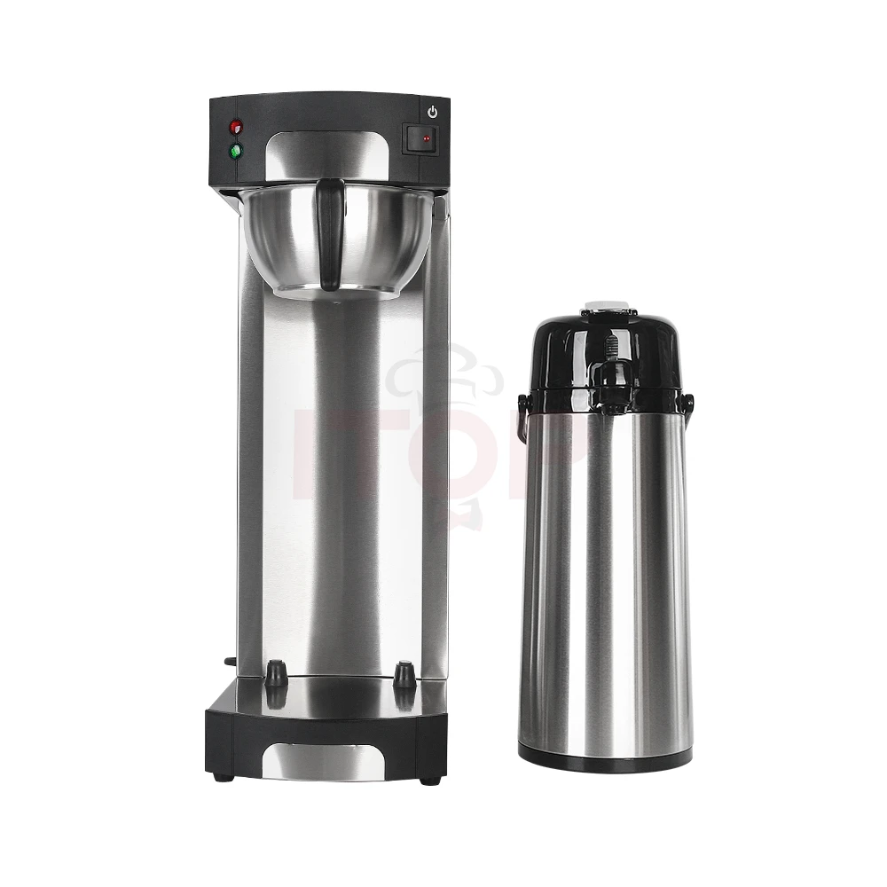 Капельная Кофеварка для эспрессо 2 л электрическая 22 чашки американская кофеварка коммерческие торговые машины кофе и чая с термокувшином