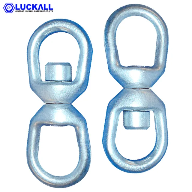 Galvanized Forged Regular Swivel G402 Forged Swivels Eye &Eye Rigging