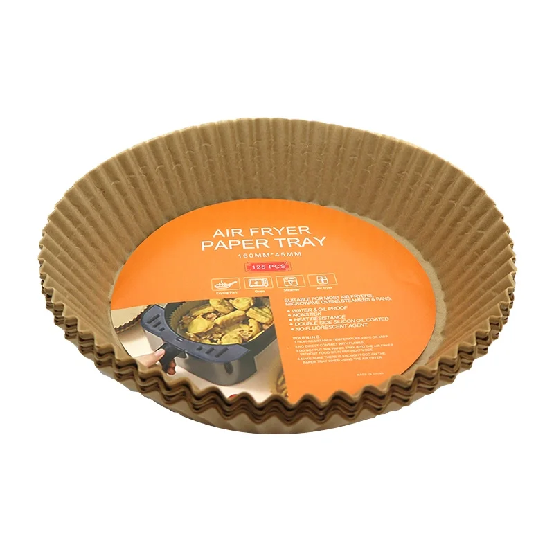 Air Fryer Paper Liner Disposable 100PCS 6 3 Inch Airfryer Insert Parchment Paper Grease Proof Non