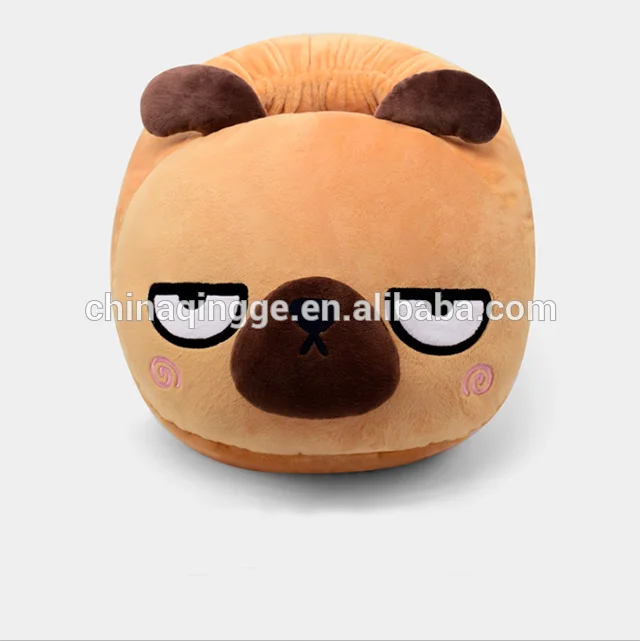 
Cute Pet Pattern USB Heated Plush Shoes Electric Foot Warmer Shoes 
