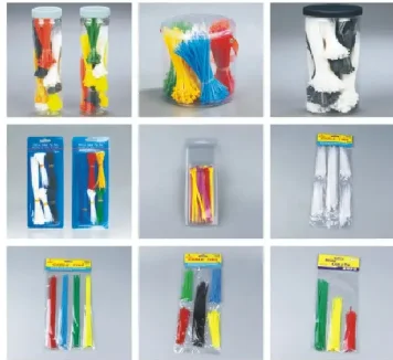 Customized Color Plastic Cable Ties 4.8*450mm Heavy Duty Nylon66 Cable Zip Tie Nylon Tag