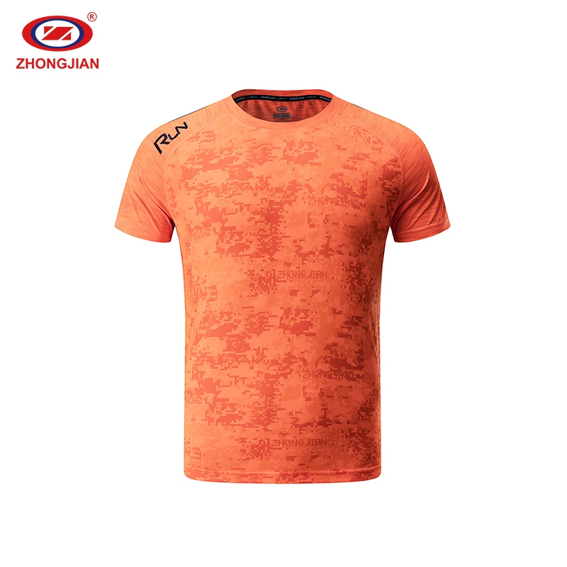 High Quality Short Sleeve Round Neck Plain Color Slim Fit Blank Mercerized T-shirt