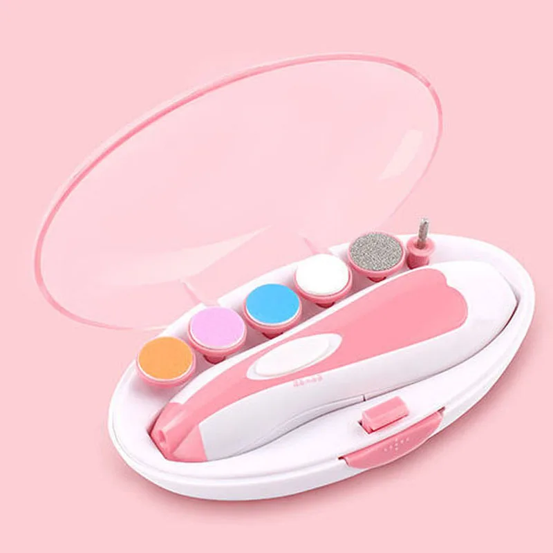 nail clipper kit 6 in 1 grinder electric infant baby russian manicure scissors