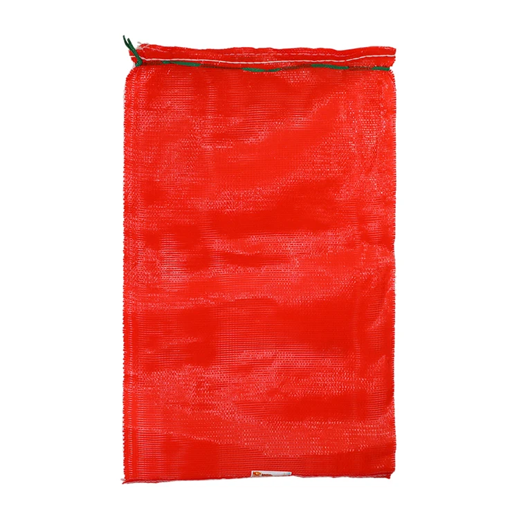 Factory high quality polypropylene material mesh bag for vegetable and fruit packaging bag