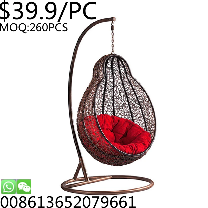 TSF Wholesale Wicker Outdoor Chairs Rattan Egg Garden Hanging Hammock