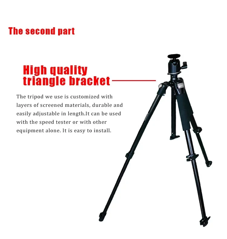 DASLZ-20A portable integrated 24.15GHz narrow beam high accuracy radar speed gun with speeding lpr capture system