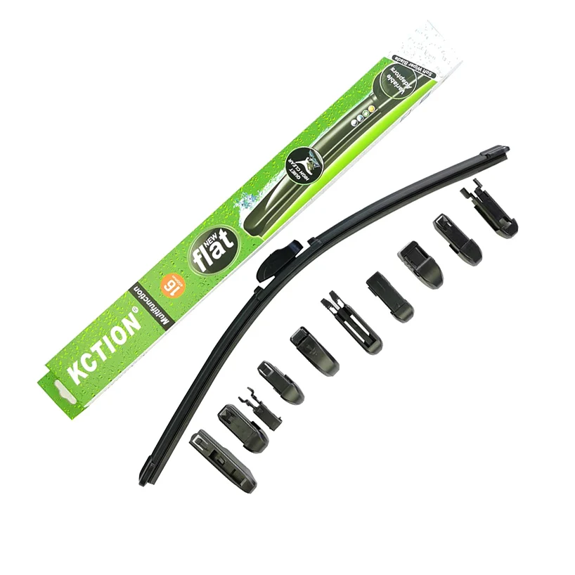 2024 Hot Sell Frameless Wiper Blade Multifunction Front Wiper Blade With 13 Adapters For Car Windscreen Wiper Blades