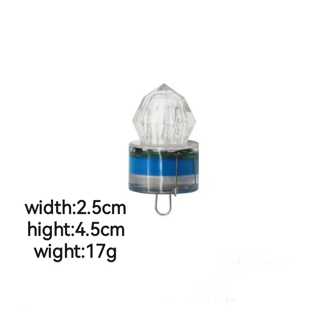 Fishing Accessories Diamond shape LED underwater fish lure light under water lamp fish attractor