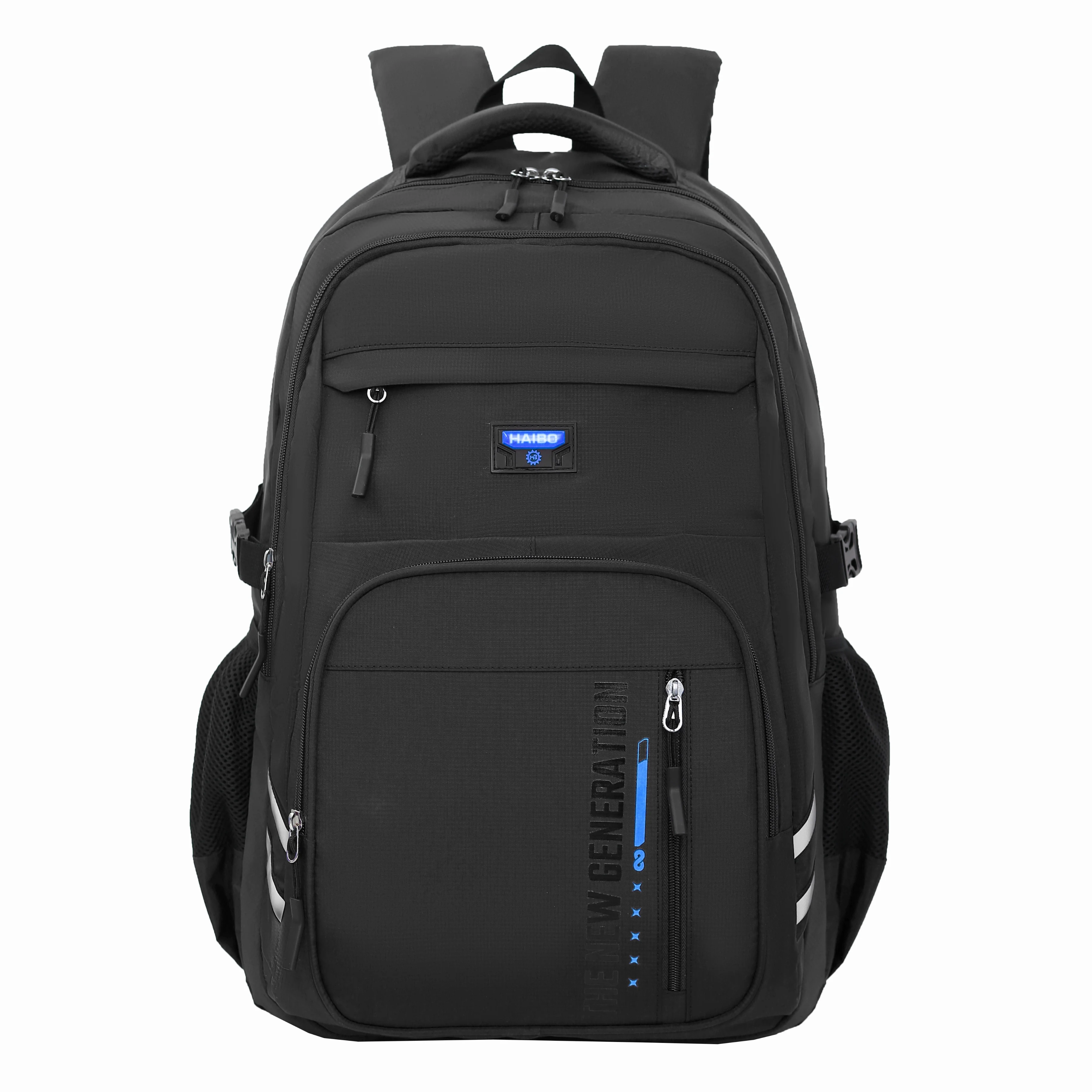 HAIBOWY Oversized Travel Backpack Large Oxford Material with Anti-Theft Feature Strap Carrying System for Men and Laptop Use