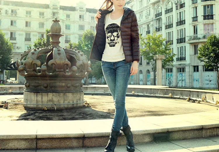 
JACKETOWN China Supplier OEM Custom ladies polyester breathable warm winter down jackets 