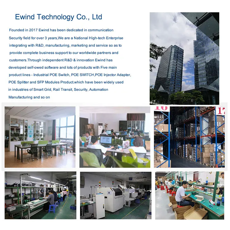 Ewind 5 Port Full Gigabit network unmanaged switch RJ45 ports MDI/MDIX