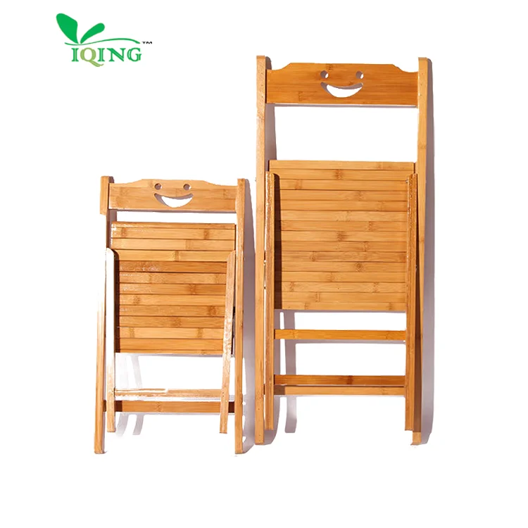 Factory direct cheap high quality portable bamboo and wood folding chair